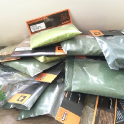 A collection in excess of 45 sealed Gaugemaster packages containing materials for creating scenes in model layouts. No reserve