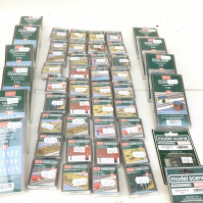 A collection in excess of 45 new Model railway accessories by PECO all in unopened original packaging. N gauge. No reserve