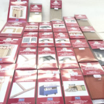 A collection in excess of 25 new unopened model railway accessories by PECO in the Scenic Series 00 scale. No reserve