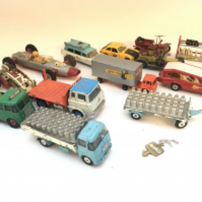 A Collection of Playworn Diecast Including Corgi. Tri-Ang. matchbox Etc.