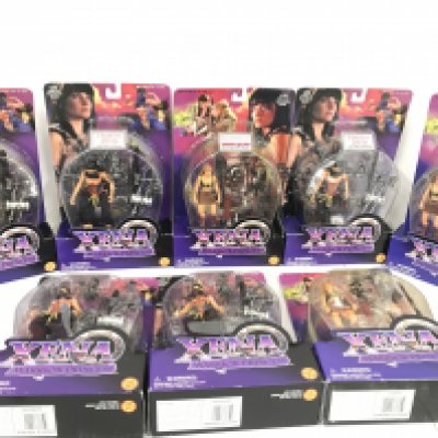 A Collection of Carded Toy Biz Xena Warrior Princess Figures. No Reserve.