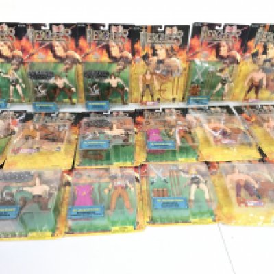 A Collection of Carded Toy Biz Hercules Figures. No Reserve..