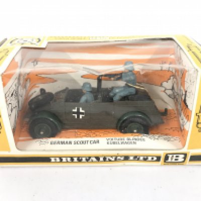 A Boxed Britains German Scout Car. #9783.