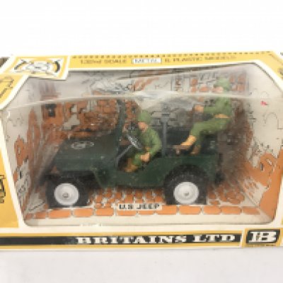 A Boxed Britains U.S. Jeep #9786. No Reserve.