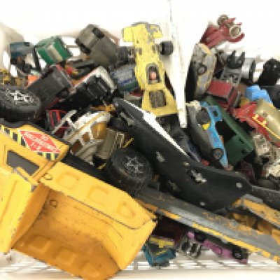 A Collection of Playworn Diecast. No Reserve.