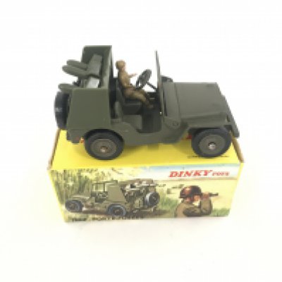 A French Dinky Rocket-Carrier Jeep.NO RESERVE