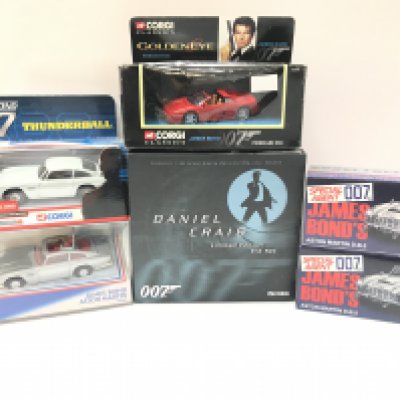 A Collection Of Boxed Modern Corgi James Bond Cars. No Reserve.