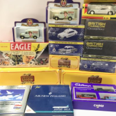 A Collection of Boxed Atlas Diecast and Others. No Resrve.