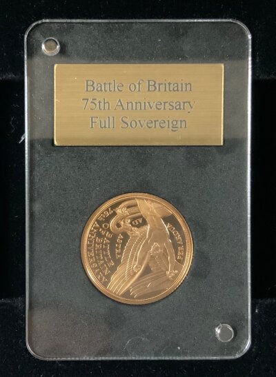 Full Sovereign (75th Anniversary of the Battle of Britain), Gibraltar issue.