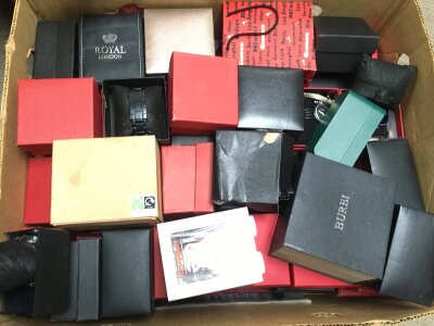 A large box of watches including Accurist, Sekonda, Lorus etc , Approx 70