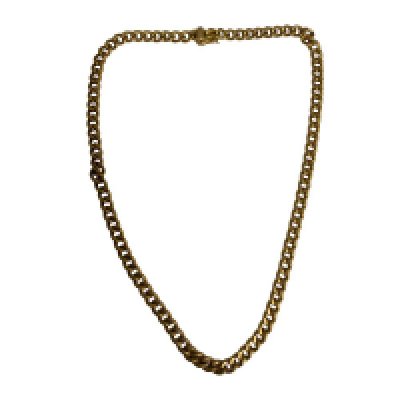 9ct gold necklace, 40cm, 11.35g