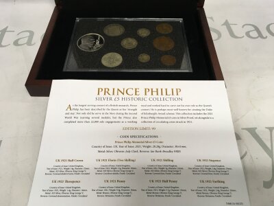 Prince Phillip silver historic collection.