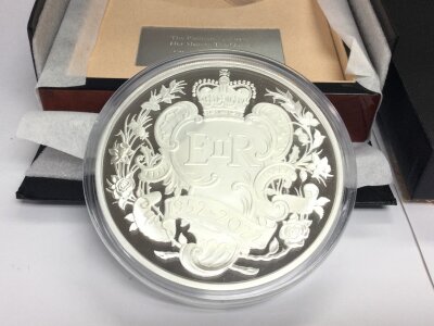 2022 Platinum jubilee 1kg silver proof coin