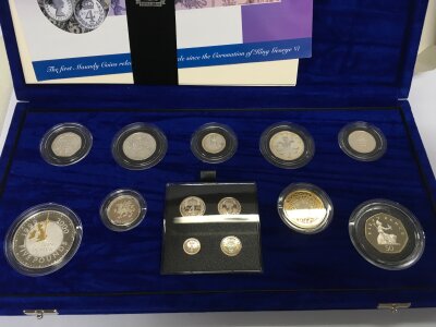 The United Kingdom Millennium silver collection.