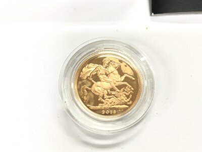 A 2013 full Gold Proof sovereign