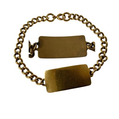 A heavy 9ct gold ID bracelet,  33.7g (A)