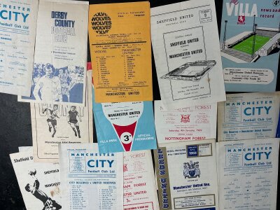 Manchester United Away Reserves Football Programmes: From 64/65 to 88/89 in good condition nearly all without writing. Minor duplication. (48)