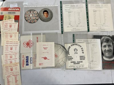 Arsenal Complete 73/74 Home Reserves Football Programmes: All card programmes for reserves plus youth cup including semi final v Tottenham with ticket, south east counties and more.