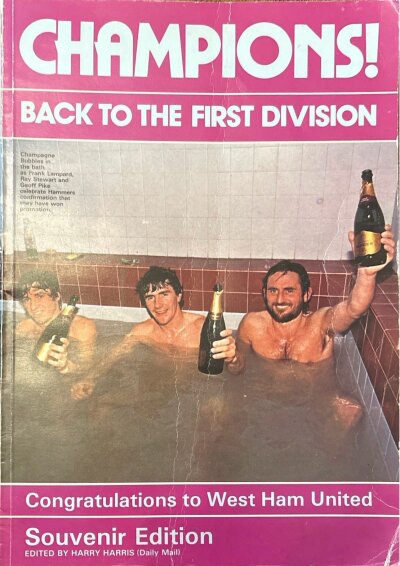 West Ham 1981 John Lyall Signed Promotion Booklet and Football Annuals: All three have been signed without dedication inside. Good condition (3)