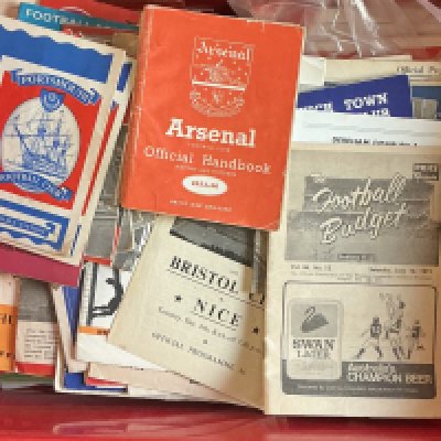 Football Programme Collection: Many clubs featured in assorted issues from 1940s to 1980s including Non League. Instructions to sell. (2 boxes)