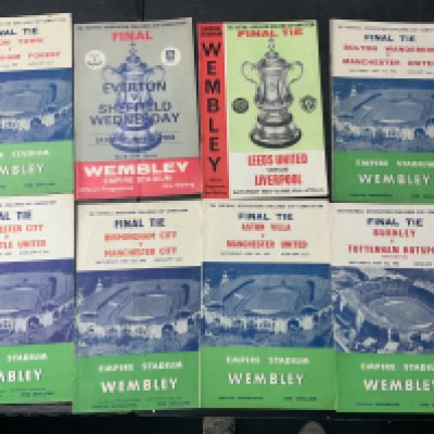 FA Cup Final Programmes: Excellent condition to include 1955 to 1959 inclusive and a lot more up to 2019. No duplication. (52)