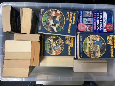 Rothmans Complete Football Book Collection: Excellent condition complete run of the large soft cover annuals from its start in 70/71 until 2012 - 2013. (40+)