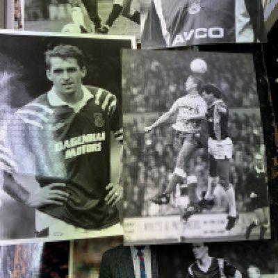 West Ham Football Photos: Many are press photos from the 70s 80s and 90s. Good. (est 40)