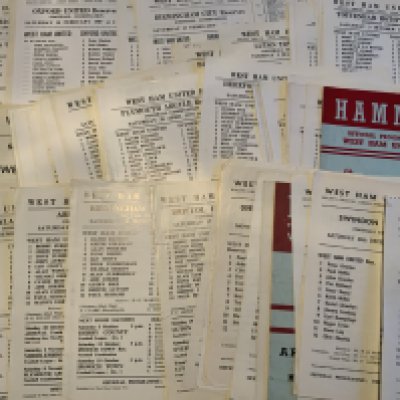 West Ham Home Reserve + Youth Football Programmes: From the late 60s to the late 80s in very good condition with nearly all unwritten. No duplication. (91)