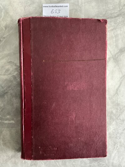 Manchester United Football Players Wages Book 1965 - 1971: Incredible original hand written ledger listing every player and the amount and date of the weekly wage plus other payments which include a bonus of around 500 pounds in May 1968 which must be for winning the European Cup. A page each year for each players who include Best Charlton and Law but also lesser known players sometimes ending with the word free and what date they left and to where. Interesting to see that Nobby Stiles in 1968 for the whole year earned just over 6k and also on each years end is a summary and for the entire playing staff of around 40 players around 100k was paid out per annum in total. Hundreds of pages with many thousands of entries and a real original piece of history from the greatest period.