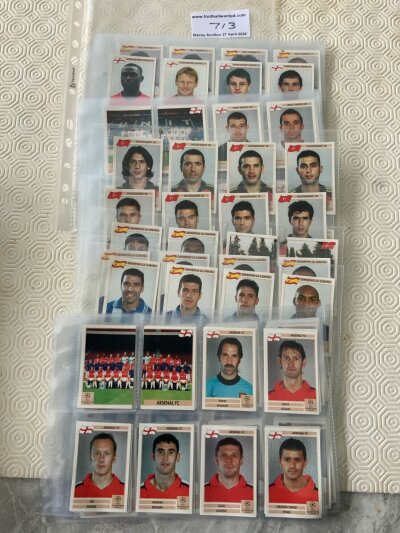 Panini 2001 - 2001 Champions League Complete Football Cards: Harder to obtain full set of 176 unused cards with players cards from Arsenal Deportivo Galatasaray Leeds Manchester United Real Madrid and Valencia. Excellent.