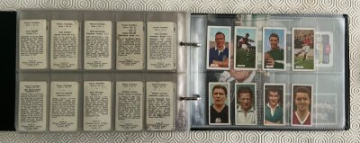 Barratts Football Card Sets + More: Complete sets of A1 A4 and A15 with some other Barratts part sets. Full set of Kane International Football Stars, Wills, National Spastics Society and two different John Players. Housed in pockets in card album. Mainly good.