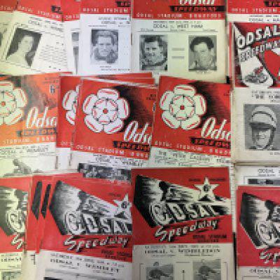 Odsal Speedway Programmes: Good condition homes from the 40s and 50s. (est 40)