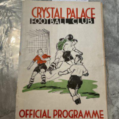 38/39 Crystal Palace v Ipswich Town Football Programme: Very good condition ex bound with no team changes. 