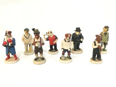 A collection of Robert Harrods Country companions figures.