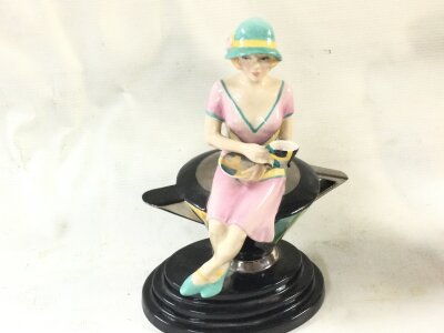 A retrospective Susie cooper porcelain figure, 22cm tall