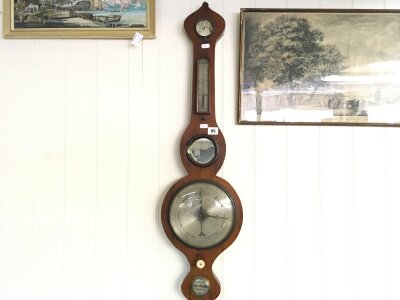A Victorian barometer. 95cm long
