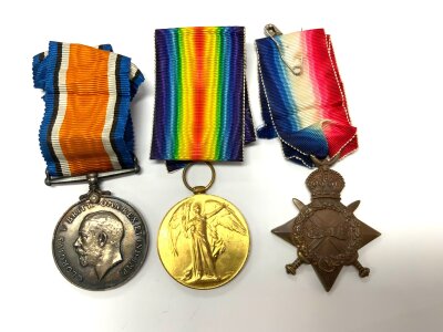 WW1 Medal group awarded to SGT L.V.JONES R.R 58802