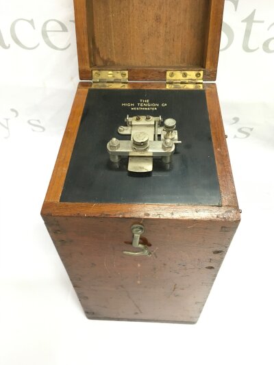 A High Tension Company of Westminster radio box. NO RESERVE