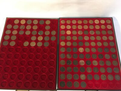 A collection of farthings from George III onwards earliest 1821.