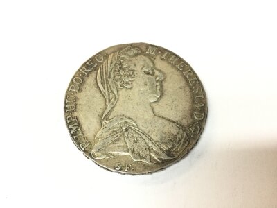 An Austrian 1780 Maria TheresaSilver Thaler.