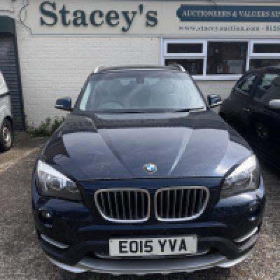BMW X1 XDRIVE, Blue, 2015, EO15 YVA.
2 L Petrol, 8 speed automatic, Current mileage 62000, Cream leather interior.
MOT Due October 2025.
Replacement battery fitted. 

Avaliable to view from Wed 25th June, Staceys, 37 Websters Way, Rayleigh. SS6 8JQ