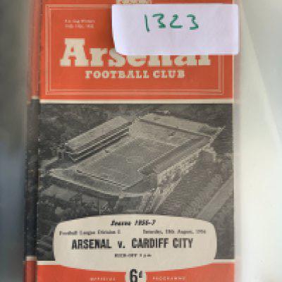 56/57 Arsenal Complete 1st Team + Reserves Football Programmes: Home programmes with all 26 first team including a few friendlies. C/W 21 from the Football Combination which is probably also complete. Majority good. (47)