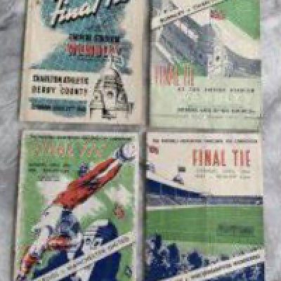 Post War FA Cup Final Programme Collection: Complete run in collectors folder from 1946 to 1963. Very good condition all with no writing. (17)