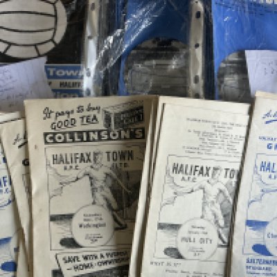 Halifax Town Home Football Programmes: 11 from the late 50s and 3 sets from 66/67 67/68 and 68/69 which must be complete or near complete. Very good. (85+)