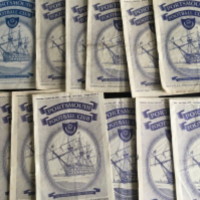 Portsmouth Home Football Programmes: 17 from the 50s and approximately 150 from the 60s. Couple of possible complete sets. Instructions to sell. Very good. (est 170)