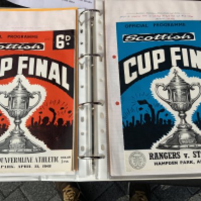 Scottish Cup Final Programme Collection: Complete run from 1959 to 1986 in very good condition except for 1960 has score to cover. (28)