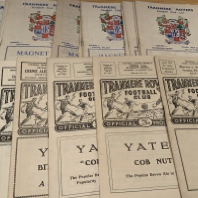 Tranmere Rovers Football Programme Collection: 4 x 1950s, 31 x 1960s and includes 56/57 Accrington, 59/60 Bournemouth. Very good with no duplication. (39)