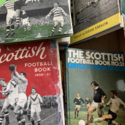 Scottish Football Book Collection: Mainly hardback books in often good condition from book number 2 - 27 lacking book numbers 3 and 7. (24)