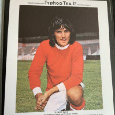 Typhoo Tea Complete Football Cards: Excellent condition housed in collectors binder consisting of all 24 in the 1973 set of footballers. (24)
