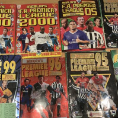 Merlin Sticker Book Collection: A few have a couple missing some are full and others are part filled. Slight duplication in mixed conditions. (20+)